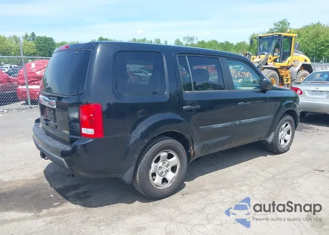 2010 Honda Pilot Lx from USA, damaged, VIN 5FNYF4H26AB020089
